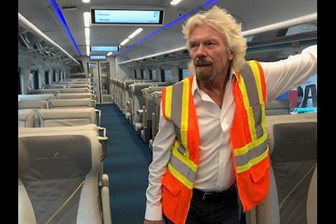 An agreement for the launch of Virgin Trains USA has been announced by Virgin Group and private-sector inter-city train operator Brightline.